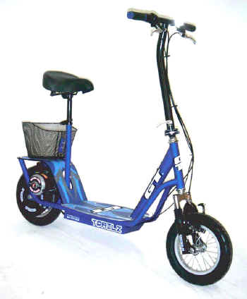 GT Trailz Electric Scooter with Seat and Front Suspension! Oustanding Value!